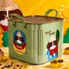 مربع أخضر مزود بغطاء بلاستيكي سميك مضاد للغبار لغرف النوم المكتبية Specification image